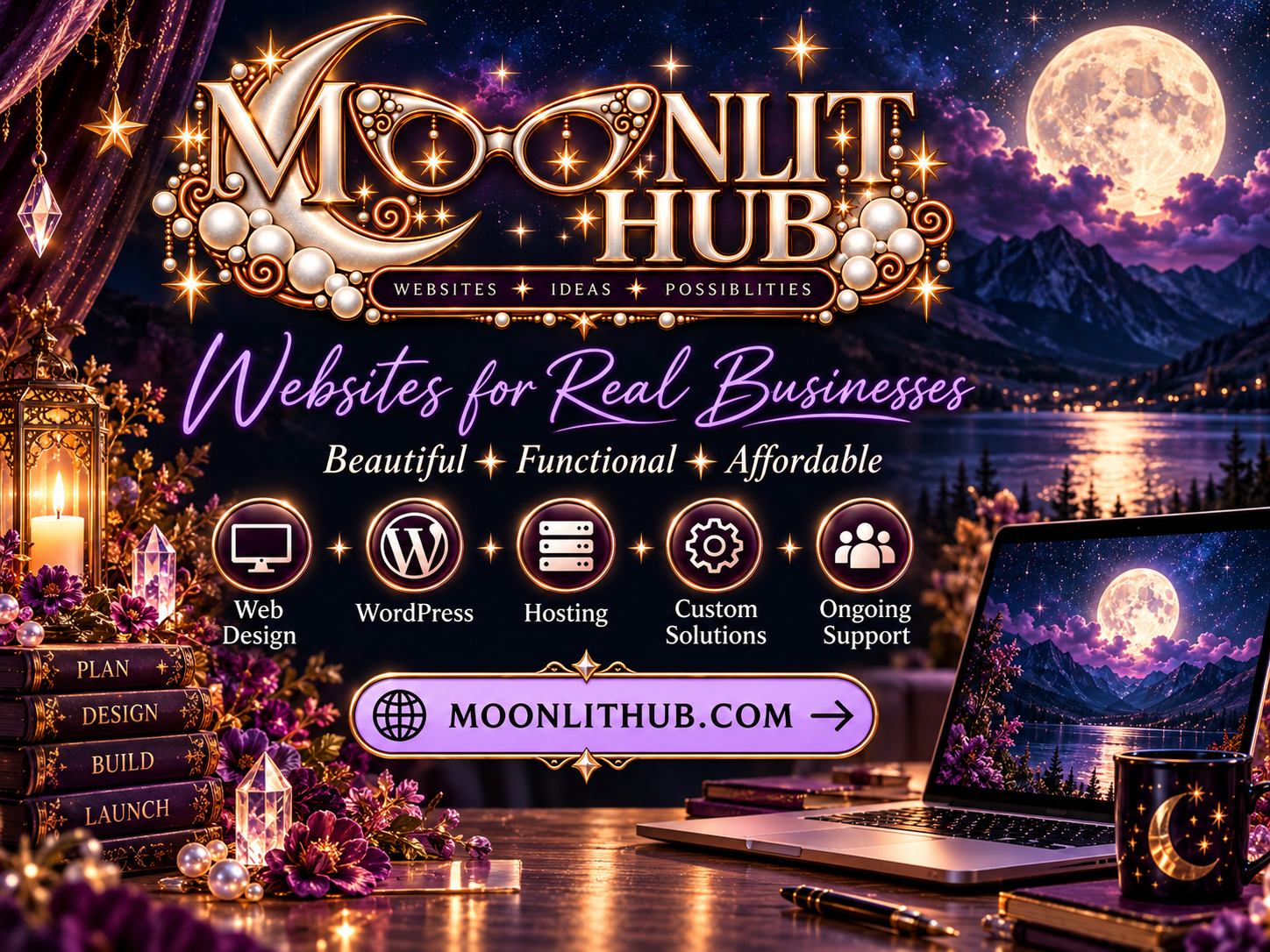 Moonlit Hub advertisement